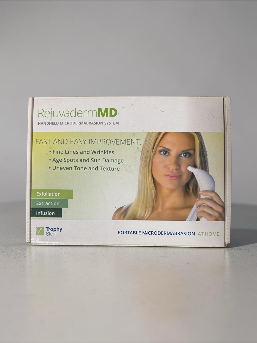 Trophy Skin Rejuvaderm MD Handheld Home Microdermabrasion System Portable